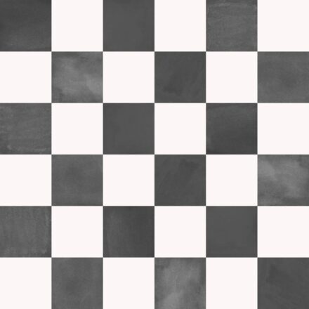 Wallpaper Chequered Motif Black&White