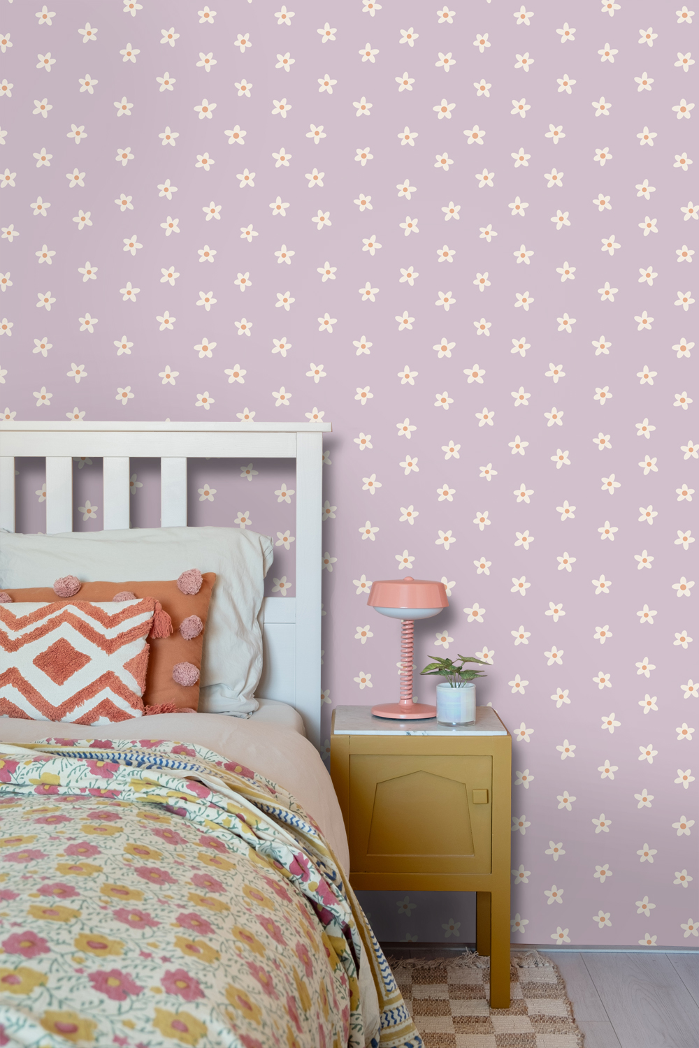 Wallpaper Daisies Lilac Purple 131114 (3)