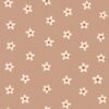 Wallpaper Daisies Terracotta Pink
