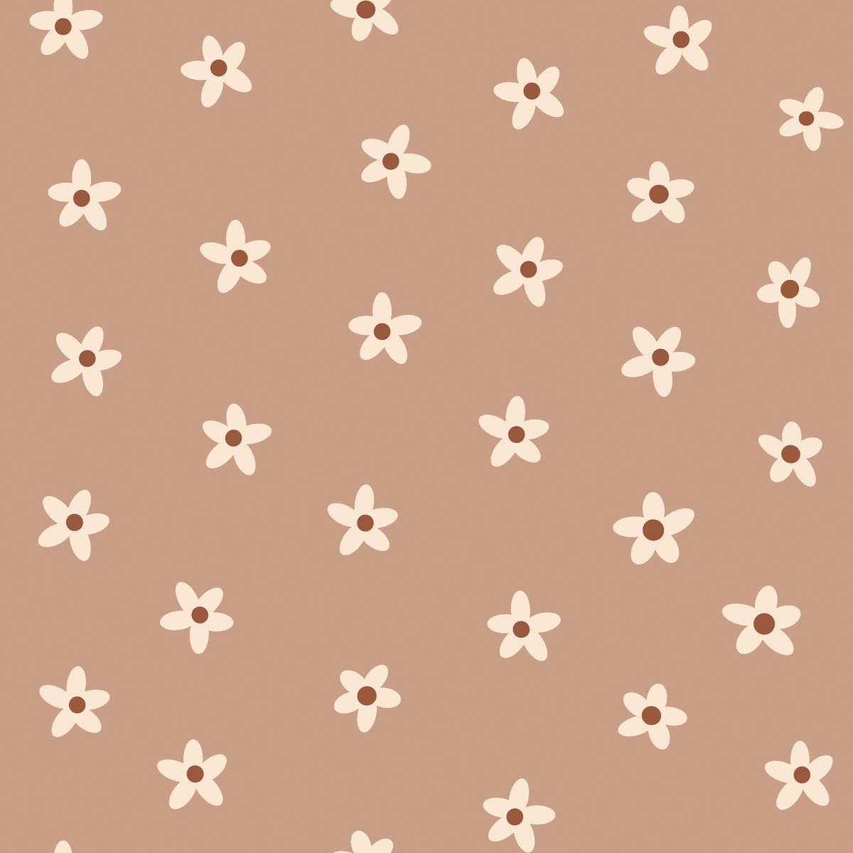 Wallpaper Daisies Terracotta Pink 131117 (2) Wallpaper Daisies Terracotta Pink